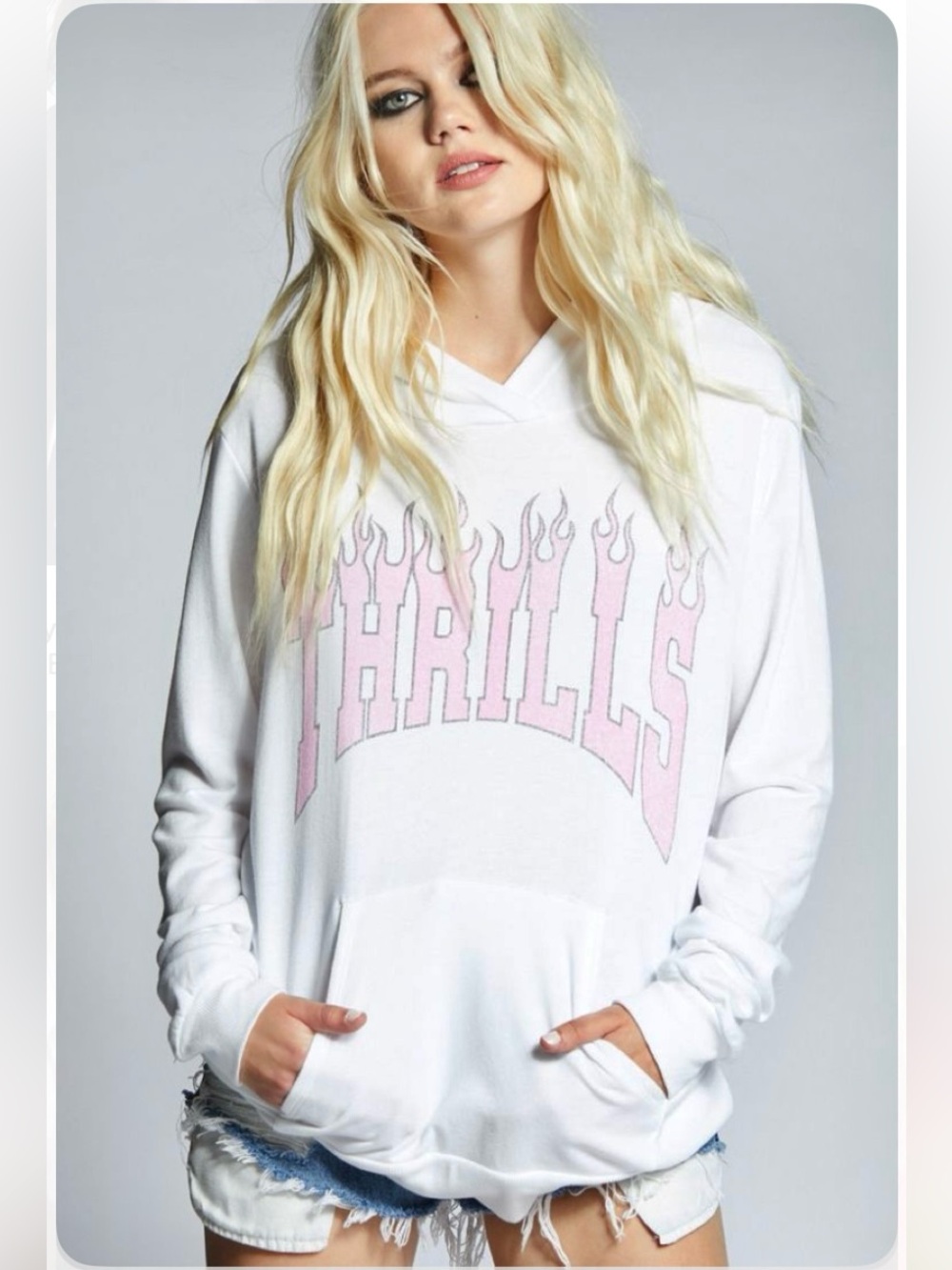 RECYCLED KARMA Skate or Die Thrills Hoodie